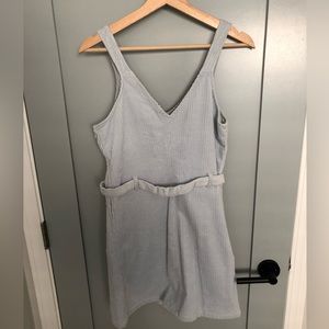 H&M Blue Corduroy Dress